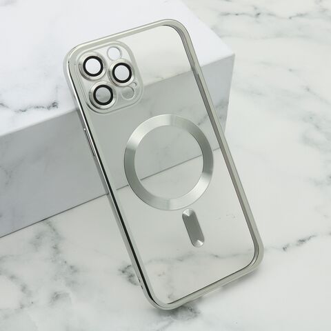 Zastitna futrola CAMERA PROTECT MagSafe - iPhone 12 Pro Max (6.7) srebrna (MS).