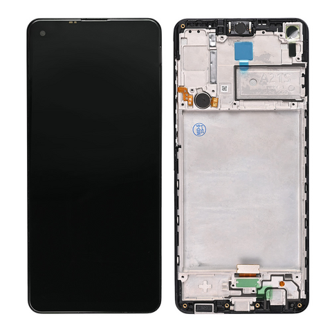 LCD ekran (displej) - Samsung A217/Galaxy A21s + touchscreen + okvir crni FULL ORG SP.