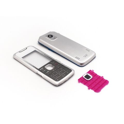 Maska (kuciste, oklop) - Nokia 7210 Supernova siva sa tastaturom.
