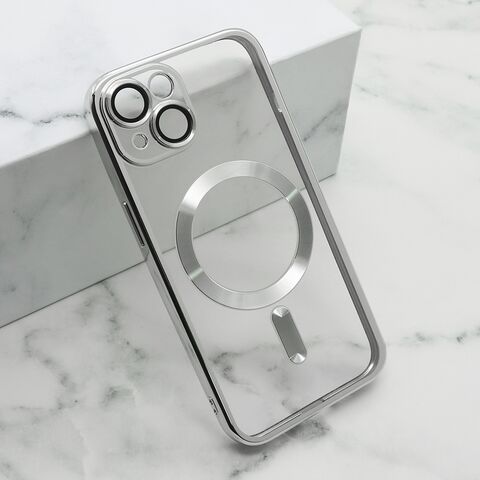 Zastitna futrola CAMERA PROTECT MagSafe - iPhone 14 (6.1) srebrna (MS).
