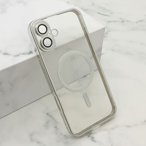 Zastitna futrola CAMERA PROTECT MagSafe - Iphone 16 Plus (6.7) srebrna (MS).