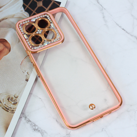 Zastitna futrola Cirkon Camera - Huawei Honor X8a roze.