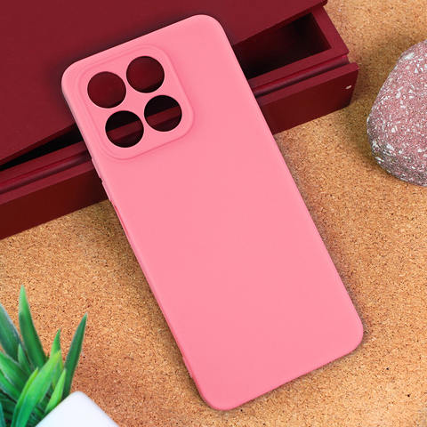 Teracell GIULIETTA silikonska futrola - Huawei Honor X8a mat roze.