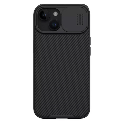 Zastitna futrola Nillkin CamShield Pro - iPhone 15 Plus crna.