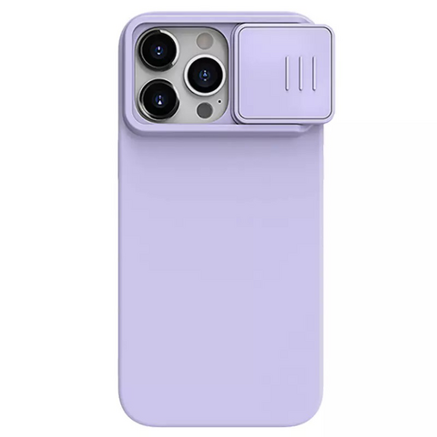 Zastitna futrola Nillkin CamShield Silky - iPhone 15 Pro Max 6.7 ljubicasta.
