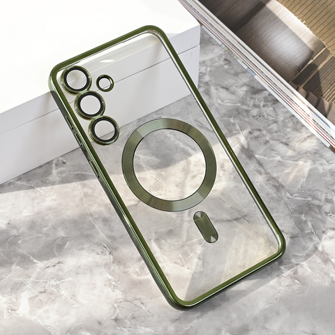 Zastitna futrola Magsafe Lux - Samsung S936 Galaxy S25 Plus zelena.