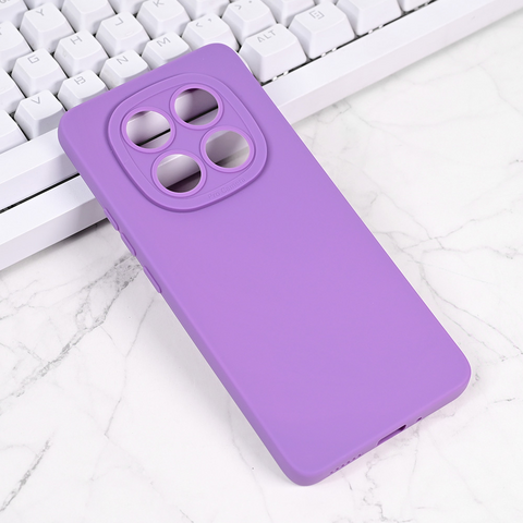 Zastitna futrola Silikon Pro Camera - Xiaomi Redmi Note 14 Pro Plus 5G ljubicasta.