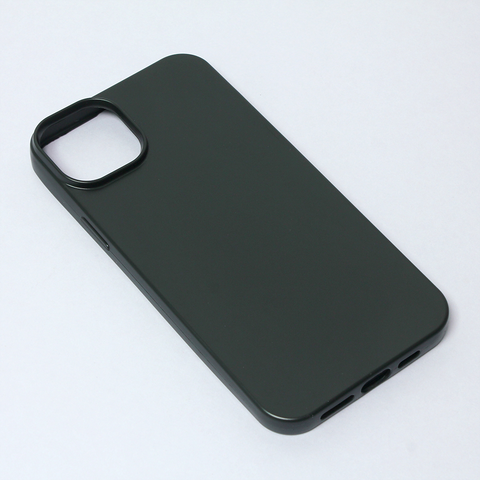 Zastitna silikonska futrola Skin - iPhone 14 Plus mat crna.
