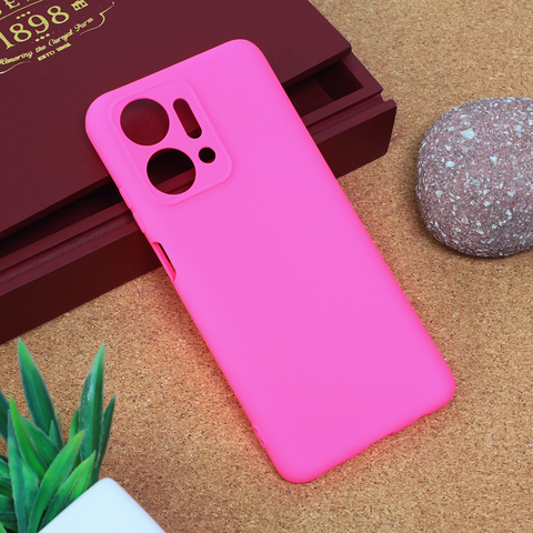 Teracell GIULIETTA silikonska futrola - Huawei Honor X7a mat pink.