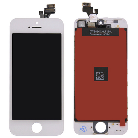 LCD ekran (displej) - iPhone 5 + touchscreen beli High-Brightness.