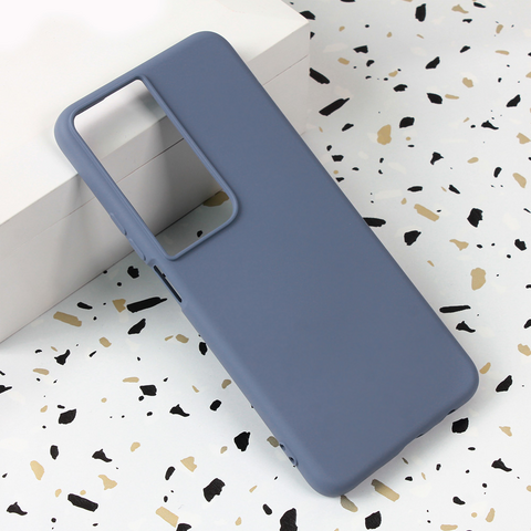 Zastitna futrola Shell Velvet - Huawei Honor X7b siva.