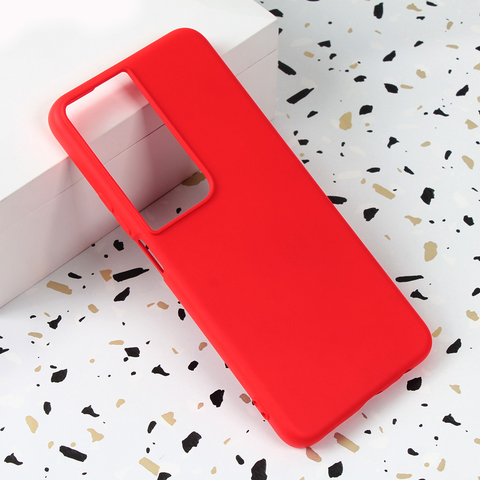 Zastitna futrola Shell Velvet - Huawei Honor X7b crvena.