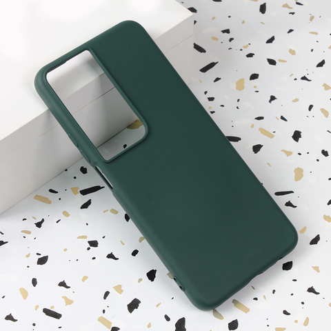 Zastitna futrola Shell Velvet - Huawei Honor X7b tamno zelena.