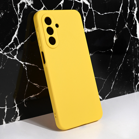 Zastitna futrola Shell Velvet - Samsung A266 Galaxy A26 5G zuta.