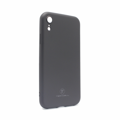 Teracell GIULIETTA silikonska futrola - iPhone XR mat crna.