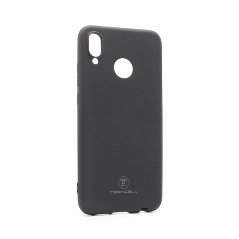 Teracell GIULIETTA silikonska futrola - Huawei P20 Lite mat crna.
