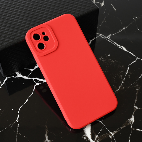Teracell GIULIETTA silikonska futrola - iPhone 11 6.1 mat crvena.