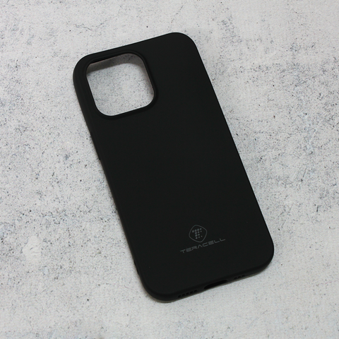 Teracell GIULIETTA silikonska futrola - iPhone 13 Pro mat crna.