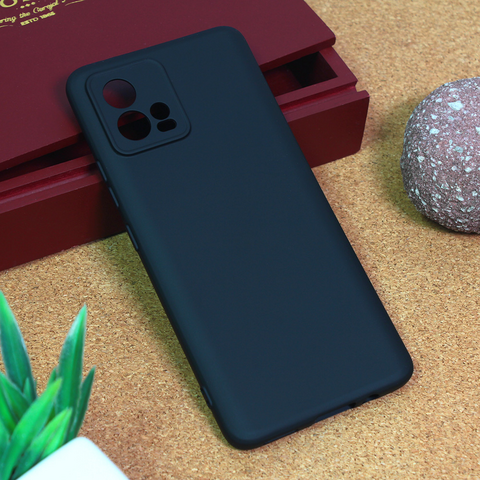 Teracell GIULIETTA silikonska futrola - Motorola Moto G72 mat crna.