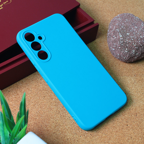 Teracell GIULIETTA silikonska futrola - Samsung A546B Galaxy A54 5G mat svetlo plava.