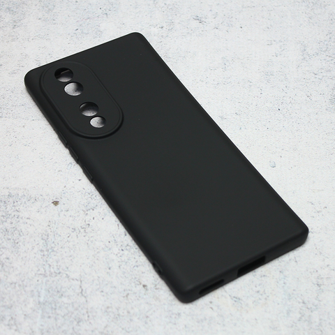 Teracell GIULIETTA silikonska futrola - Huawei Honor 70 mat crna.