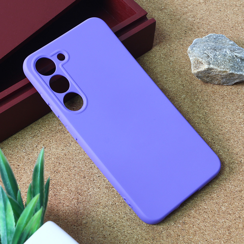 Teracell GIULIETTA silikonska futrola - Samsung S911B Galaxy S23 mat ljubicasta.