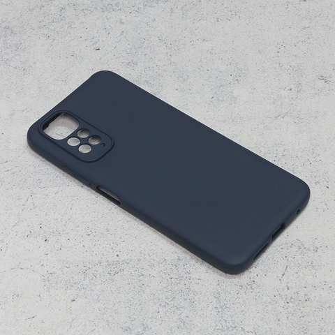 Teracell GIULIETTA silikonska futrola - Xiaomi Redmi Note 11/Redmi Note 11s mat tamno plava.