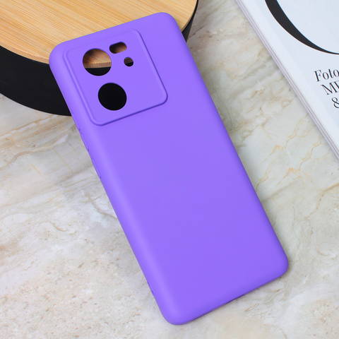 Teracell GIULIETTA silikonska futrola - Xiaomi 13T/13T Pro mat ljubicasta.
