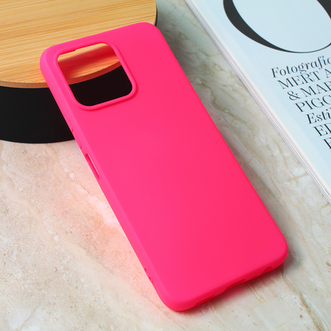 Teracell GIULIETTA silikonska futrola - Huawei Honor X6a mat pink.