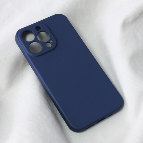 Zastitna futrola Teracell Soft Velvet - iPhone 13 Pro tamno plava.