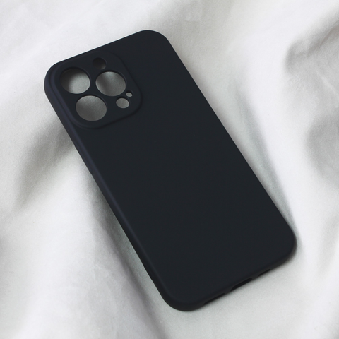 Zastitna futrola Teracell Soft Velvet - iPhone 13 Pro crna.