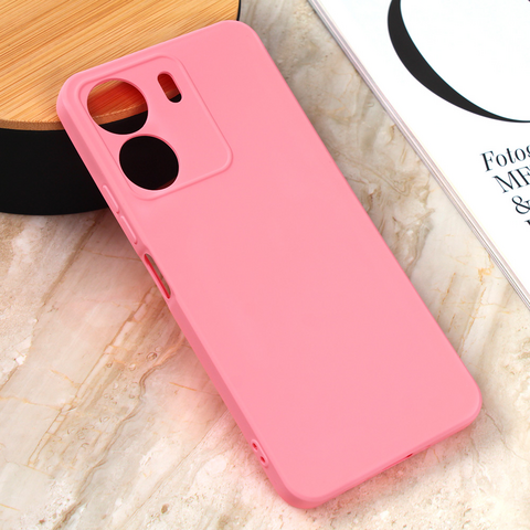 Teracell GIULIETTA silikonska futrola - Xiaomi Redmi 13C mat roze.