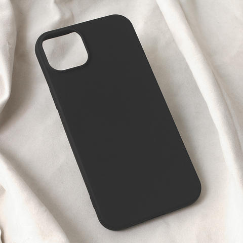 Zastitna futrola Teracell Soft Velvet - iPhone 15 Plus crna.