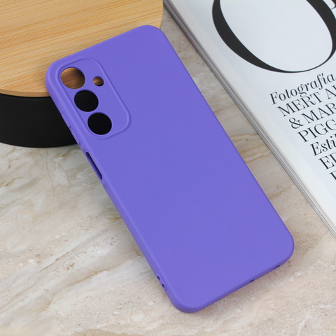 Teracell GIULIETTA silikonska futrola - Samsung A256 Galaxy A25 5G mat ljubicasta.