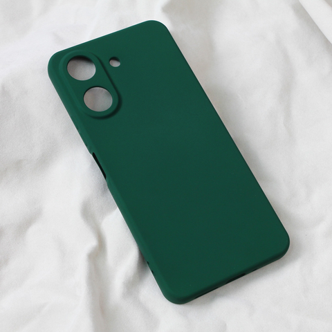 Zastitna futrola Teracell Soft Velvet - Xiaomi Redmi 13C tamno zelena.