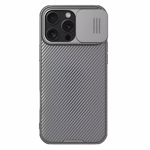 Zastitna futrola Nillkin CamShield Pro - iPhone 16 Pro Max 6.9 siva.