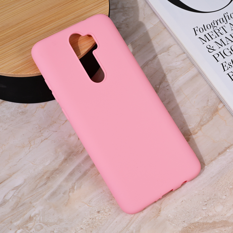 Teracell GIULIETTA silikonska futrola - Xiaomi Redmi Note 8 Pro mat roze.