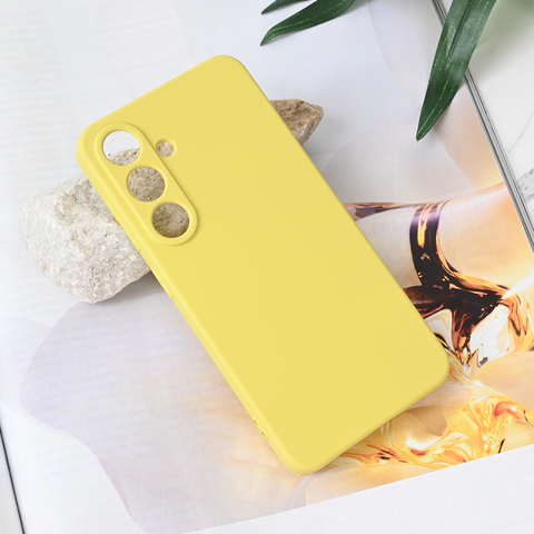 Zastitna futrola Teracell Soft Velvet - Samsung S931 Galaxy S25 zuta.