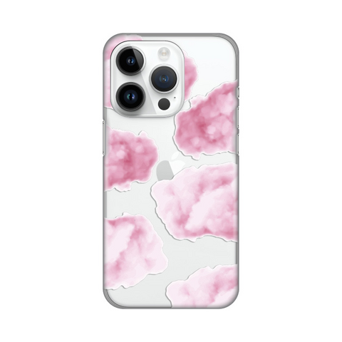PRINT silikonska futrola skin (ultra tanka) - iPhone 14 Pro Pink Clouds.