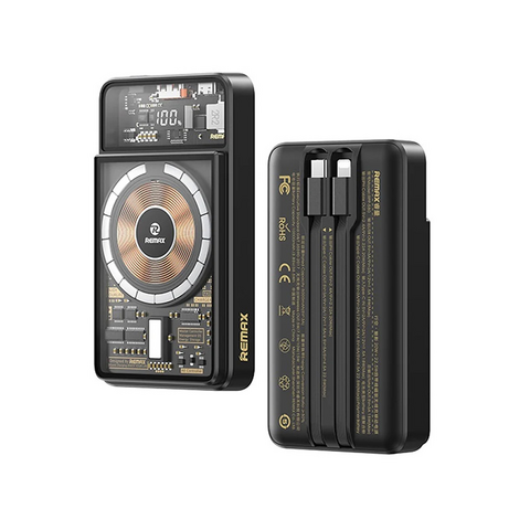 Back Up baterija (univerzalna) prenosiva baterija REMAX Phantom Series RPP-580 PD 20W+QC 22.5W 10000mAh crni.