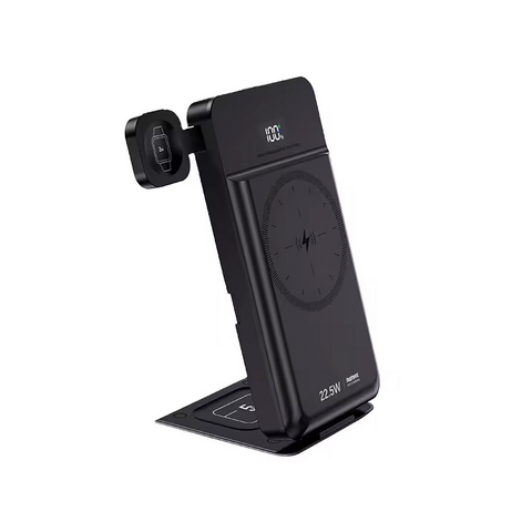 Back Up baterija (univerzalna) prenosiva baterija REMAX RPP-D3 20W+22.5W Fast Charging 10000mAh Magnetic 5u1 crni.