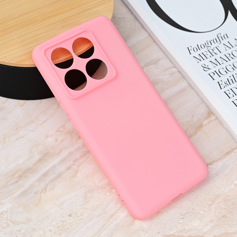 Teracell GIULIETTA silikonska futrola - Xiaomi 14T Pro mat roze.