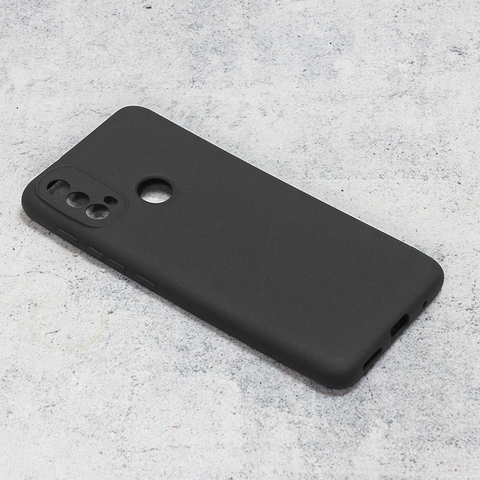 Teracell GIULIETTA silikonska futrola - Motorola Moto E20 mat crna.