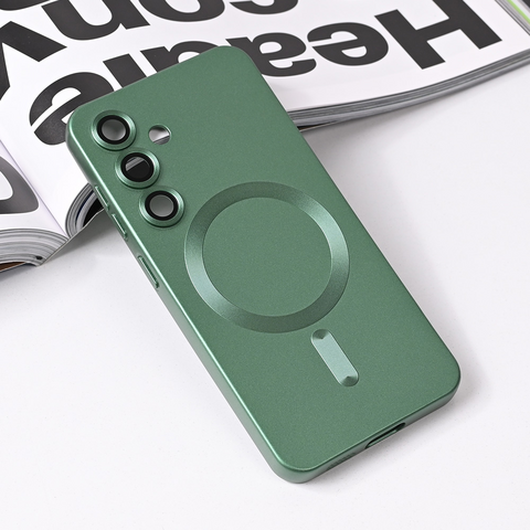 Zastitna futrola Magsafe Chrome - Samsung S931 Galaxy S25 zelena.