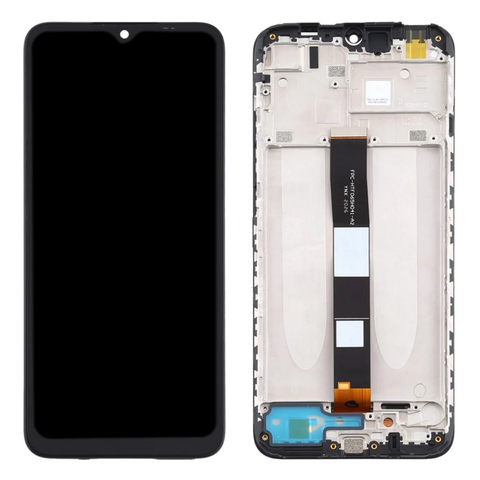 LCD ekran (displej) - Xiaomi Redmi 9A/9C/9C NFC + touchscreen + okvir crni Service Pack ORG/5600070C3L00.