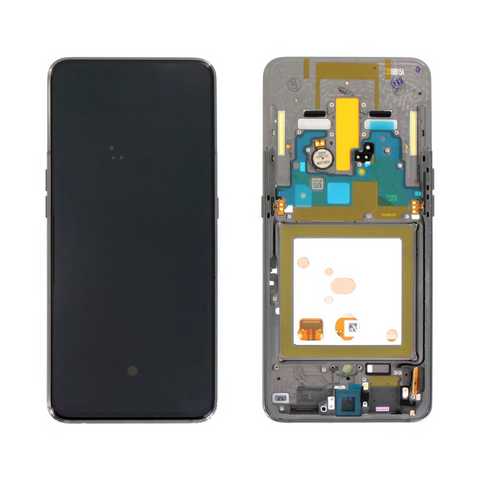 LCD ekran (displej) - Samsung A805/Galaxy A80 + touchscreen + okvir crni Service Pack ORG/GH82-20348A.