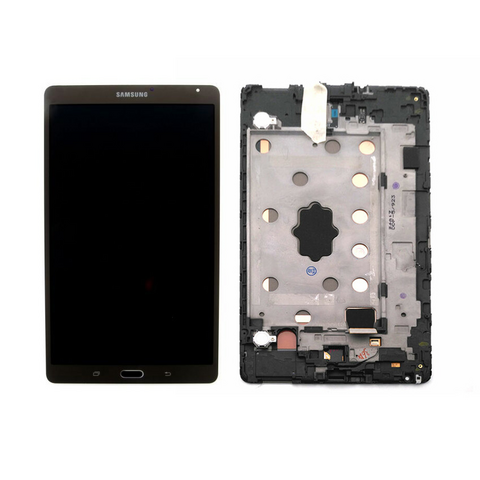 LCD ekran (displej) - Samsung T700/Galaxy TAB S 8.4+touch screen tamno sivi+frame Service Pack ORG/ GH97-16047D.