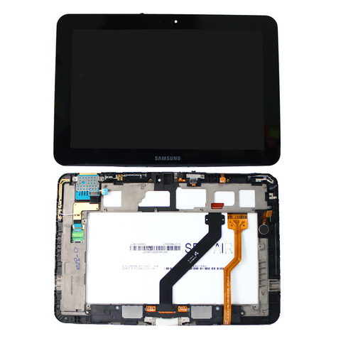 LCD ekran (displej) - Samsung P7300/Galaxy TAB 8.9+touch screen crni+frame Service Pack ORG SH.