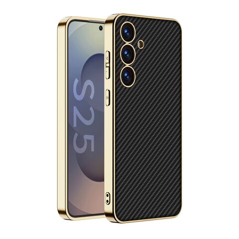 Zastitna futrola S GOLD LINE - Samsung S931 Galaxy S25 5G karbon (GKK case) (MS).