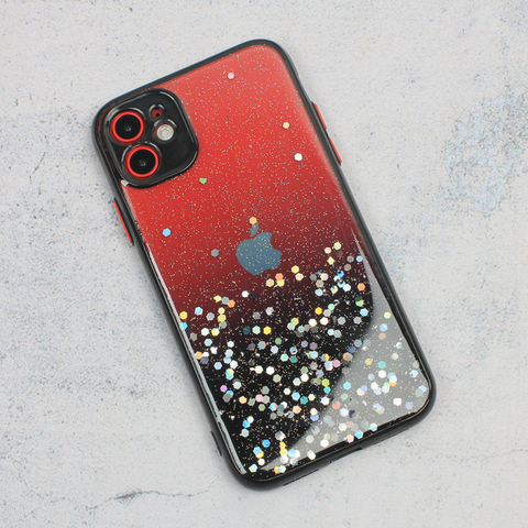 Zastitna futrola okvir Glitter - iPhone 11 6.1 crna.